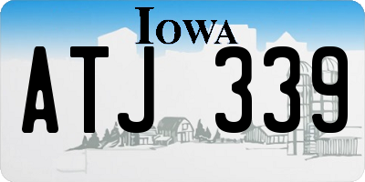 IA license plate ATJ339