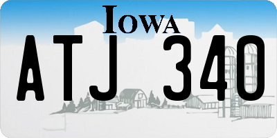 IA license plate ATJ340