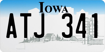IA license plate ATJ341