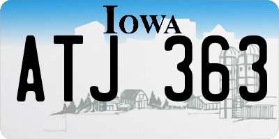 IA license plate ATJ363