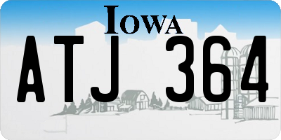IA license plate ATJ364
