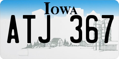 IA license plate ATJ367