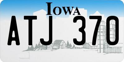 IA license plate ATJ370