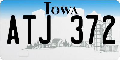IA license plate ATJ372