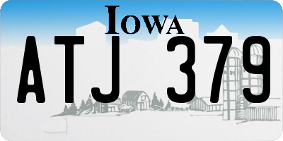 IA license plate ATJ379