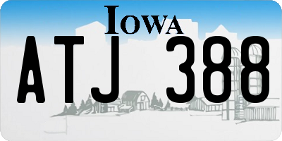 IA license plate ATJ388