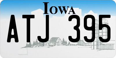 IA license plate ATJ395