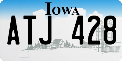 IA license plate ATJ428