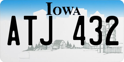 IA license plate ATJ432