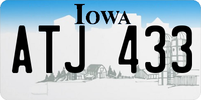 IA license plate ATJ433
