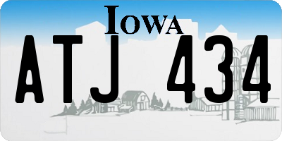 IA license plate ATJ434