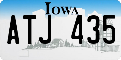 IA license plate ATJ435