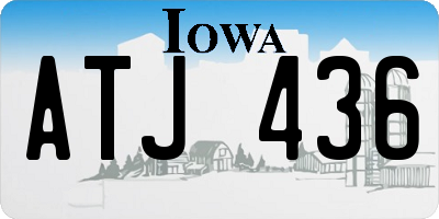 IA license plate ATJ436