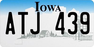IA license plate ATJ439