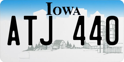 IA license plate ATJ440
