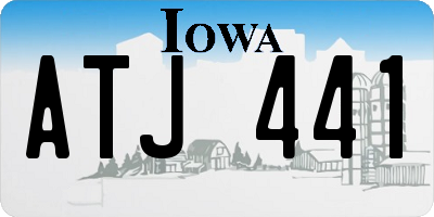 IA license plate ATJ441