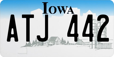 IA license plate ATJ442