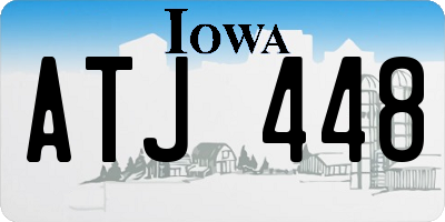 IA license plate ATJ448