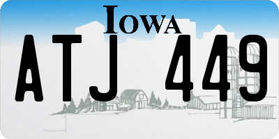 IA license plate ATJ449