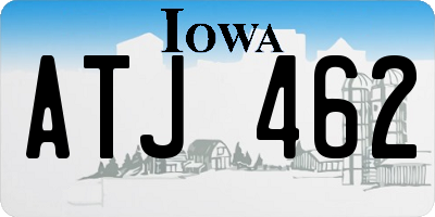 IA license plate ATJ462