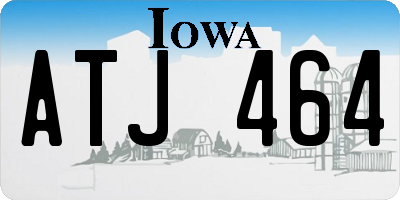 IA license plate ATJ464