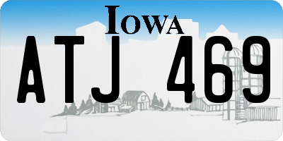 IA license plate ATJ469