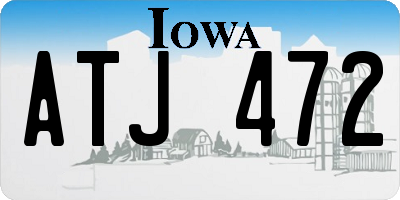 IA license plate ATJ472