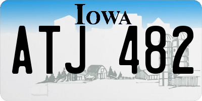 IA license plate ATJ482