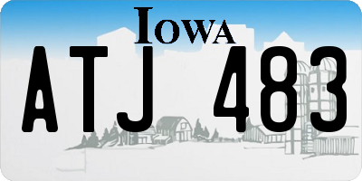 IA license plate ATJ483