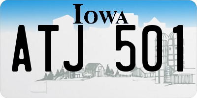 IA license plate ATJ501