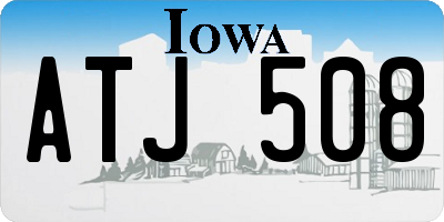 IA license plate ATJ508