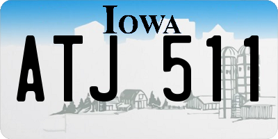 IA license plate ATJ511