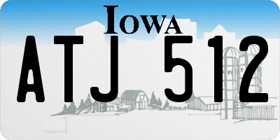 IA license plate ATJ512