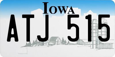 IA license plate ATJ515