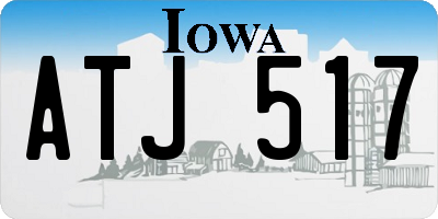 IA license plate ATJ517