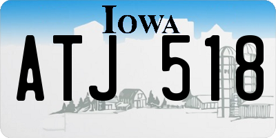 IA license plate ATJ518