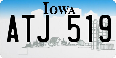 IA license plate ATJ519