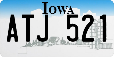 IA license plate ATJ521