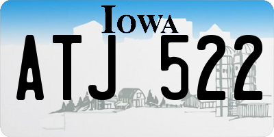 IA license plate ATJ522
