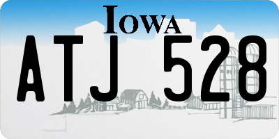 IA license plate ATJ528