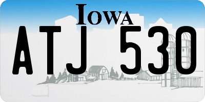 IA license plate ATJ530