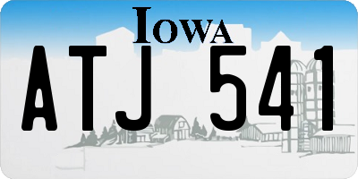 IA license plate ATJ541