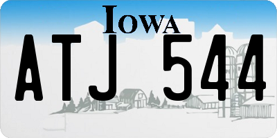 IA license plate ATJ544