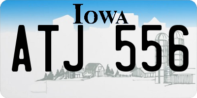 IA license plate ATJ556