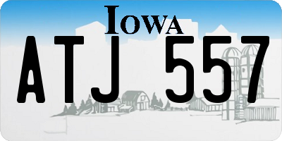 IA license plate ATJ557