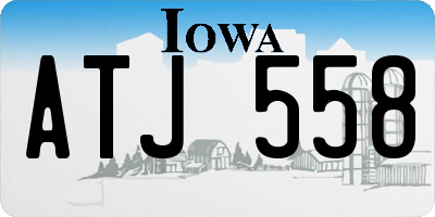IA license plate ATJ558