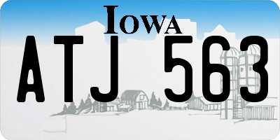 IA license plate ATJ563