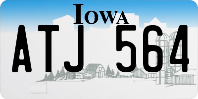 IA license plate ATJ564