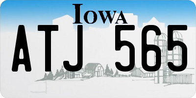 IA license plate ATJ565