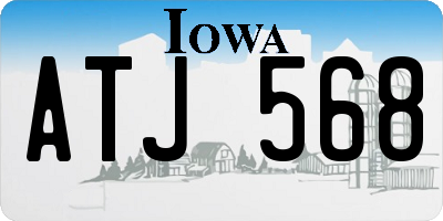 IA license plate ATJ568